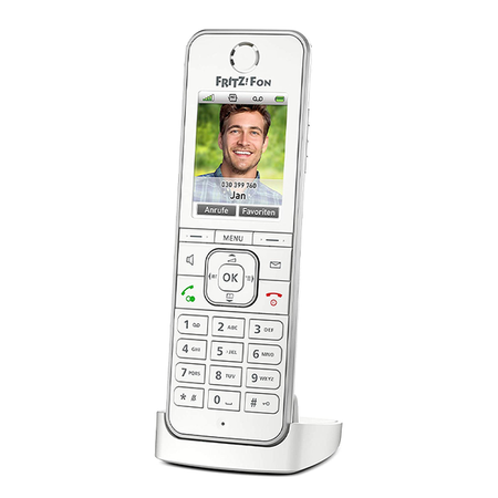 Telefon bezprzewodowy FRITZ!Fon C6 biały Smart Home DECT